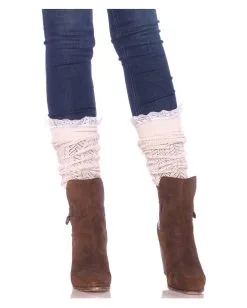 Feine Stricksocken Mit Spitze