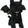 Fledermaus Vampirkätzchen 30,5cm 1 Fledermaus Vampirkätzchen 30,5cm -Outlet-Horror-Shop fledermaus vampierkaetzchen gothic kuscheltier bat cat plush toy gothic geschenkartikel 54541 01
