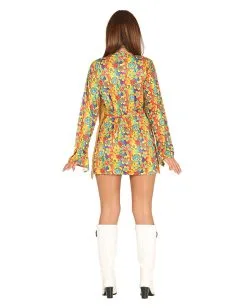 Flower Power Hippiekleid Allegra 5 Flower Power Hippiekleid Allegra -Outlet-Horror-Shop flower power hippie kleid allegra hippie kostuemkleid peace and love minikleid fuer fasching 29081 2