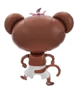 Folienballon Baby Girl Äffchen 5 Folienballon Baby Girl Äffchen -Outlet-Horror-Shop folienballon baby girl aeffchen geburtstags folienballon fuer maedchen bild3 22792