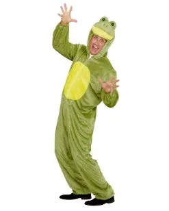 Frosch Kostüm Aus Plüsch XL -Outlet-Horror-Shop frosch kostuem aus pluesch lustige tierkostueme online kaufen 22892 5