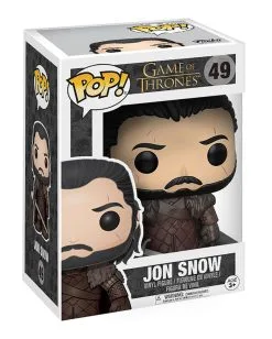 Game Of Thrones Jon Snow Funko Pop! Figur -Outlet-Horror-Shop funko pop jon snow vinyl figure 49 geschenkartikel fuer game of thrones fans got merchandise 29931 2