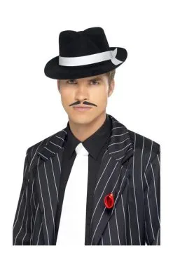 Gangster Krawatte Weiß