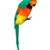 Gefiederter Papagei Grün Und Orange -Outlet-Horror-Shop gefiederter papagei gruen orange piraten papagei piraten kostuemzubehoer feathered parrot 17141 001