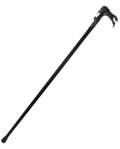 Vampir Gehstock Mit Dämonenknauf -Outlet-Horror-Shop gehstock mit alien griff gothic spazierstock vampir kostuem zubehoer walking stick 29024 3