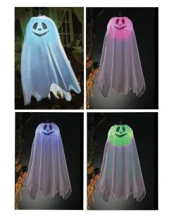 Geist Hängefigur Mit LED Farbwechsler 60cm