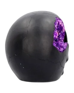 Geode Totenkopf Mit Violettem Gothic Glitzer 13 Geode Totenkopf Mit Violettem Gothic Glitzer -Outlet-Horror-Shop geode totenkopf mit violetten gothic glitzer geode skull with purple gothic glitter 39526 05
