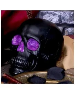 Geode Totenkopf Mit Violettem Gothic Glitzer 15 Geode Totenkopf Mit Violettem Gothic Glitzer -Outlet-Horror-Shop geode totenkopf mit violetten gothic glitzer geode skull with purple gothic glitter 39526 07