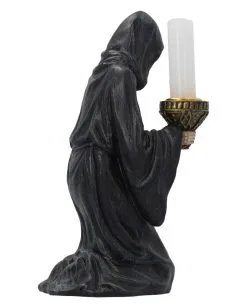Gesichtsloser Zeremonien Reaper 21cm 12 Gesichtsloser Zeremonien Reaper 21cm -Outlet-Horror-Shop gesichtsloser zeremonien reaper kerzenleuchter mysterious sermon reaper candle holder 51155 05