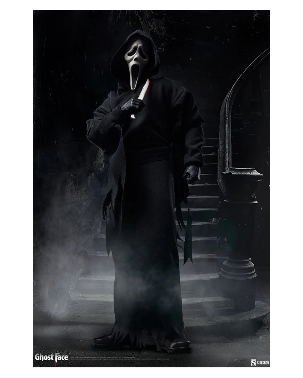 Ghost Face Sixth Scale Sideshow Actionfigur 4 Ghost Face Sixth Scale Sideshow Actionfigur – Bild 2