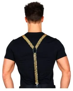 Goldene Pailletten Hosenträger 9 Goldene Pailletten Hosenträger -Outlet-Horror-Shop goldene pailleten hosentraeger golden sequin braces kostuemzubehoer 38677 003