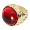 Goldener Vampir Ring Mit Rubinrotem Stein 1 Goldener Vampir Ring Mit Rubinrotem Stein -Outlet-Horror-Shop goldener vampir ring mit rubinrotem stein 38046
