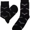 Gothic Fledermaus Socken -Outlet-Horror-Shop gothic fledermaus socken gothic bat socks gotik geschenkidee halloween geschenkartikel 52713
