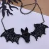 Gothic Kette Fledermaus -Outlet-Horror-Shop gothic kunsthandwerk kette fledermaus gothic handmade craft chain bat gothic geschenk schmuck 52574