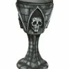 Gothic Totenkopf Kelch -Outlet-Horror-Shop gothic totenkopf kelch trinkbecher fuer horror und halloween fans 24666