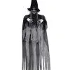 Graue Hexe Hängefigur 180cm 1 Graue Hexe Hängefigur 180cm -Outlet-Horror-Shop graue hexe haengefigur 180cm grey witch hanging figure halloween figur zum aufhaengen 53367