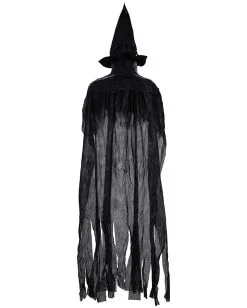 Graue Hexe Hängefigur 180cm -Outlet-Horror-Shop graue hexe haengefigur 180cm grey witch hanging figure halloween figur zum aufhaengen 53367 3