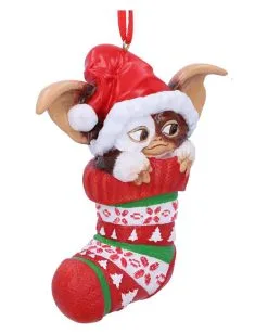 Gremlins Gizmo In Weihnachtsstrumpf Weihnachtskugel -Outlet-Horror-Shop gremlins gizmo in weihnachtsstrumpf gremlins gizmo in stocking hanging ornament 51112 04
