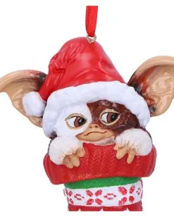Gremlins Gizmo In Weihnachtsstrumpf Weihnachtskugel -Outlet-Horror-Shop gremlins gizmo in weihnachtsstrumpf gremlins gizmo in stocking hanging ornament 51112 05