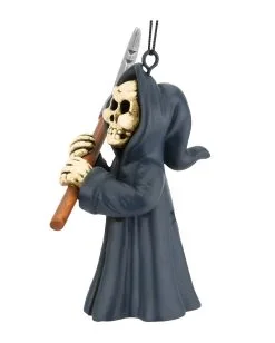 Grim Reaper Weihnachtskugel 8,9cm -Outlet-Horror-Shop grim reaper weihnachtskugel halloween und horror weihnachtsdeko und wohnaccessoires grim reaper hanging ornament 54748 3
