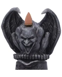 Grotesque Gargoyle Backflow Räucherkegelhalter 17,8cm -Outlet-Horror-Shop grotesque gargoyle backflow raeucherkegelhalter grotesque smoke backflow incense burner 52429 05