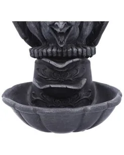 Grotesque Gargoyle Backflow Räucherkegelhalter 17,8cm -Outlet-Horror-Shop grotesque gargoyle backflow raeucherkegelhalter grotesque smoke backflow incense burner 52429 06