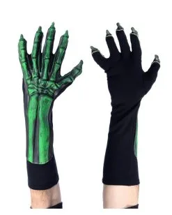 Grüne Skelett Handschuhe UV Aktiv -Outlet-Horror-Shop gruene skelett handschuhe uv aktiv skelett handschuhe schwarzlicht aktiv 37371 003