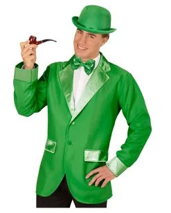 Grüne Fliege Mit LED Licht -Outlet-Horror-Shop gruene st patricks day fliege mit led licht green bow tie with lights bild2 27025