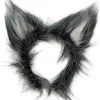 Wolfs Ohren Aus Plüsch -Outlet-Horror-Shop haarrige wolfs ohren tierkostuem kostuemzubehoer hairy wolfs ear headband 36586 01