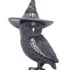 Halloween Eule Mit Hexenhut 30cm 1 Halloween Eule Mit Hexenhut 30cm -Outlet-Horror-Shop halloween eule mit hexenhut 30cm riesige halloween eule mit hut gothic geschenke und wohnaccessoires 52508 4