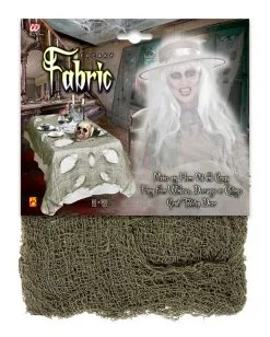 Halloween Fetzenstoff Grün -Outlet-Horror-Shop halloween fetzenstoff halloween lumpenstoff halloween deko halloween cheesecloth 38678 03 3