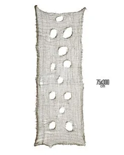 Halloween Fetzenstoff Grün -Outlet-Horror-Shop halloween fetzenstoff halloween lumpenstoff halloween deko halloween cheesecloth 38678 04 3