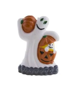 Halloween Geister Kerze 13,5cm -Outlet-Horror-Shop halloween geister kerze halloween ghost candle halloween dekoration 51764 02