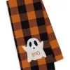 Halloween Geschirrtuch Geist & Karo Motiv 2 Halloween Geschirrtuch Geist & Karo Motiv -Outlet-Horror-Shop halloween geschirrtuch geist und karo motiv halloween dishtowel ghost and gingham halloween homeware 53107
