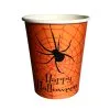 Halloween Pappbecher Mit Gruselmotiv 8 St. -Outlet-Horror-Shop halloween pappbecher mit gruselmotiv spinnen becher paper cups spider 26672 1