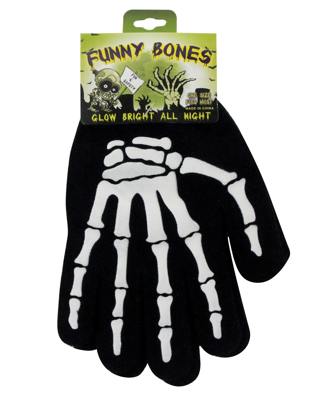 Halloween Strickhandschuhe Mit Glow In Dark Motiv 3 Halloween Strickhandschuhe Mit Glow In Dark Motiv