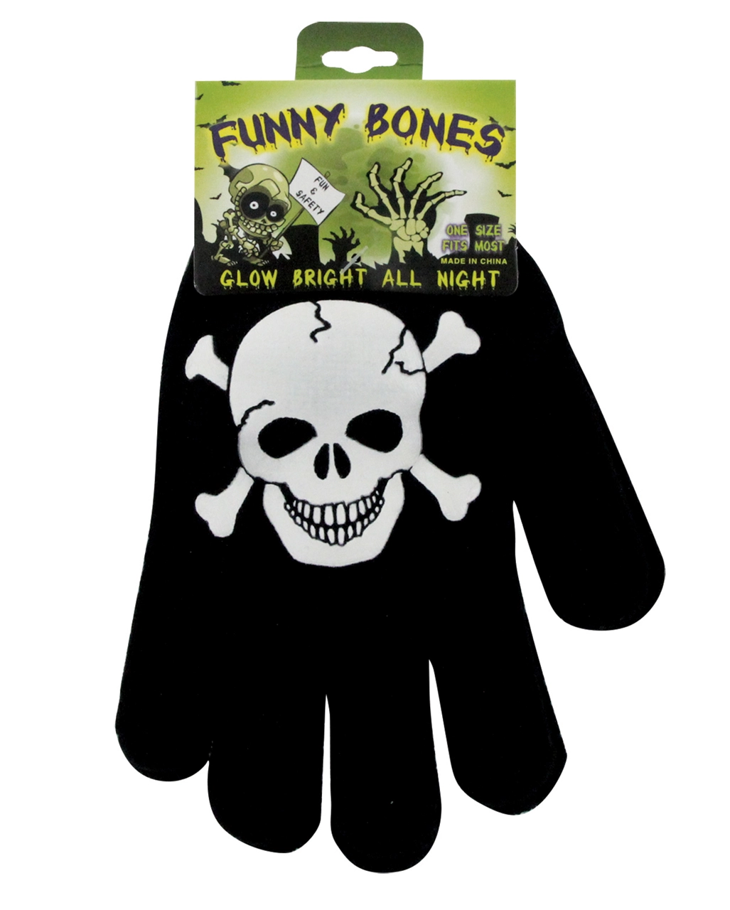 Halloween Strickhandschuhe Mit Glow In Dark Motiv 4 Halloween Strickhandschuhe Mit Glow In Dark Motiv – Bild 2