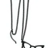 Halskette Mit Cat Eye Brille 1 Halskette Mit Cat Eye Brille -Outlet-Horror-Shop halskette mit brille schwarze halskette brillen halskette kette mit 20er jahre halskette 8801633