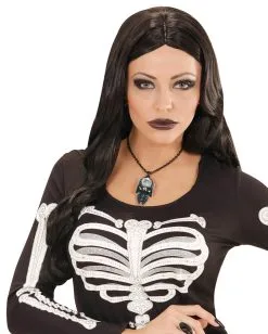 Halskette Mit Totenkopf Anhänger -Outlet-Horror-Shop halskette mit totenkopf anhaenger halskette mit totenschaedel 22860 04