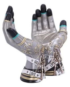 Hands Of The Future Kristallkugelhalter 20cm 12 Hands Of The Future Kristallkugelhalter 20cm -Outlet-Horror-Shop hands of the future kristallkugelhalter haende der zukunft wahrsage kugelhalter crystal ball holder 54561 04