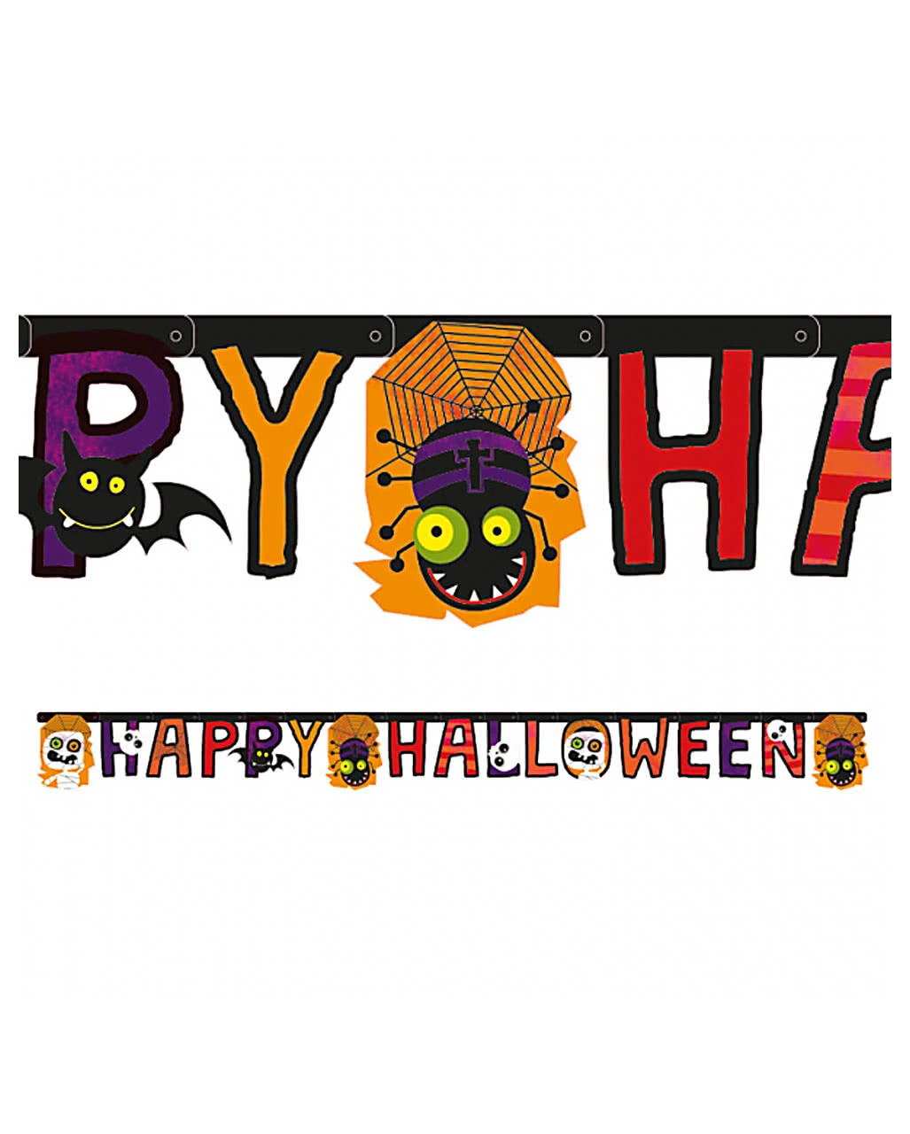 Happy Halloween Girlande 180 Cm 3 Happy Halloween Girlande 180 Cm