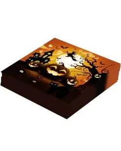 Happy Halloween Kürbis Servietten 12 St. 7 Happy Halloween Kürbis Servietten 12 St. -Outlet-Horror-Shop happy halloween kuerbis servietten happy halloween pumpkin napkins halloween deko kinder 53195 3