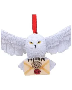 Harry Potter Hedwig Weihnachtskugel -Outlet-Horror-Shop harry potter hedwig weihnachtskugel harry potter hedwig hanging ornament 51081 05