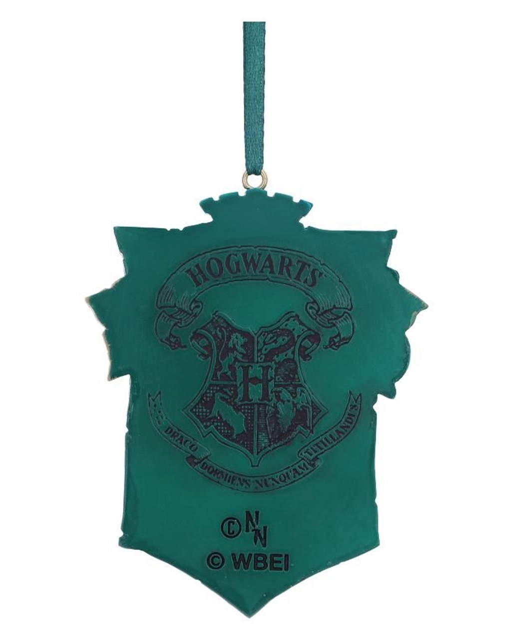 Harry Potter Slytherin Hauswappen Hänge-Ornament 8cm 5 Harry Potter Slytherin Hauswappen Hänge-Ornament 8cm – Bild 3