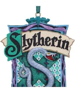 Harry Potter Slytherin Hauswappen Hänge-Ornament 8cm 13 Harry Potter Slytherin Hauswappen Hänge-Ornament 8cm -Outlet-Horror-Shop harry potter slytherin crest haenge ornament 8cm harry potter slytherin weihnachtskugel hogwarts merchandise 53991 5
