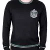 Harry Potter Slytherin Pullover Schwarz 2 Harry Potter Slytherin Pullover Schwarz -Outlet-Horror-Shop harry potter slytherin pullover schwarz harry potter strickpullover slytherin schuluniform harry potter geschenkartikel 29857