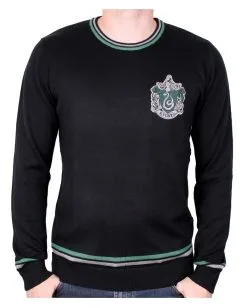 Harry Potter Slytherin Pullover Schwarz