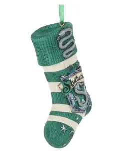 Harry Potter Slytherin Socke Weihnachtskugel -Outlet-Horror-Shop harry potter slytherin socke weihnachtskugel harry potter slytherin stocking hanging ornament 51086 03