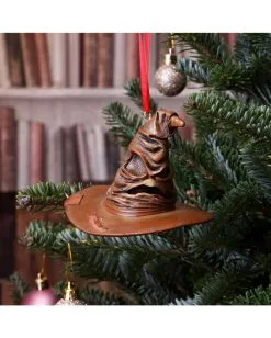 Harry Potter Sprechender Hut Weihnachtskugel 12 Harry Potter Sprechender Hut Weihnachtskugel -Outlet-Horror-Shop harry potter sprechender hut weihnachtskugel harry potter sorting hat hanging ornament 51088 05