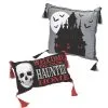 Haunted Home Halloween Dekokissen -Outlet-Horror-Shop haunted home halloween dekokissen haunted home halloween pillow halloween wohnaccessoire 51519 02
